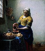 Johannes Vermeer Milkmaid Spain oil painting artist